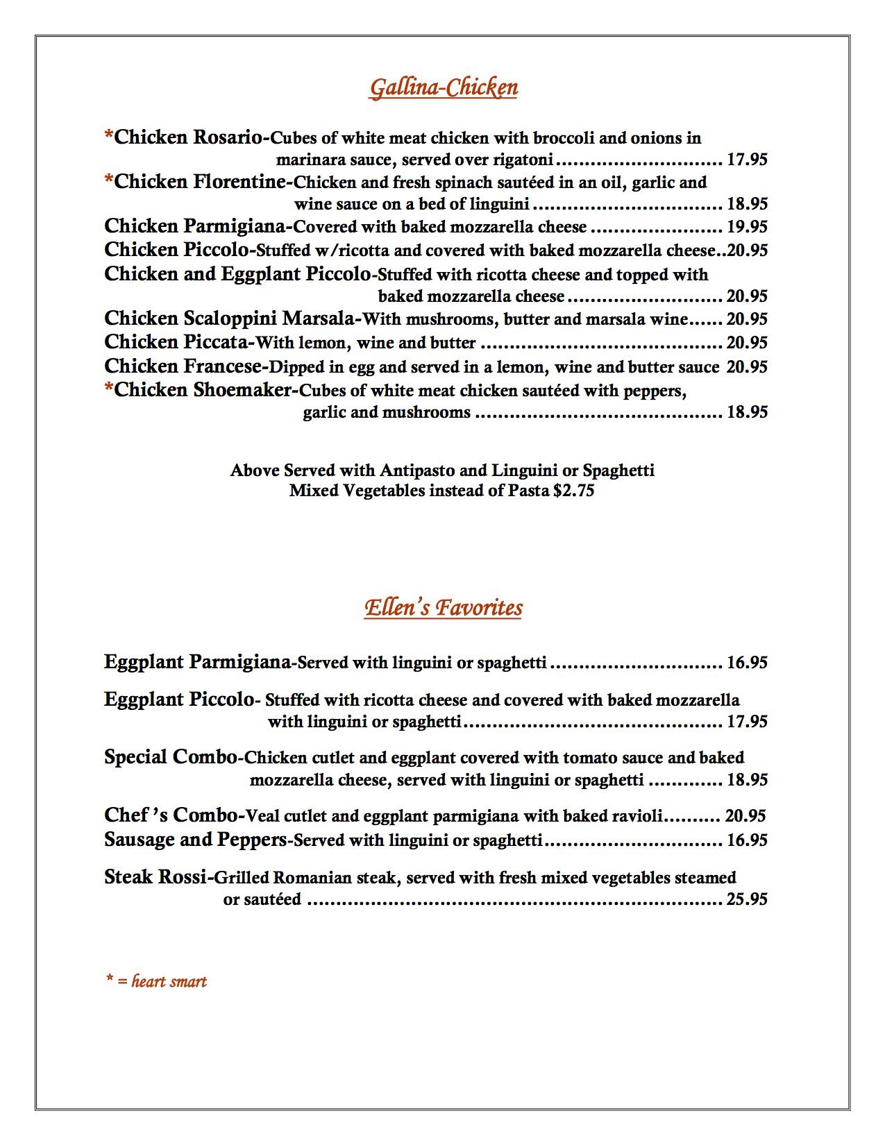 Dinner Piccolo Ristorante Bellmore, NY